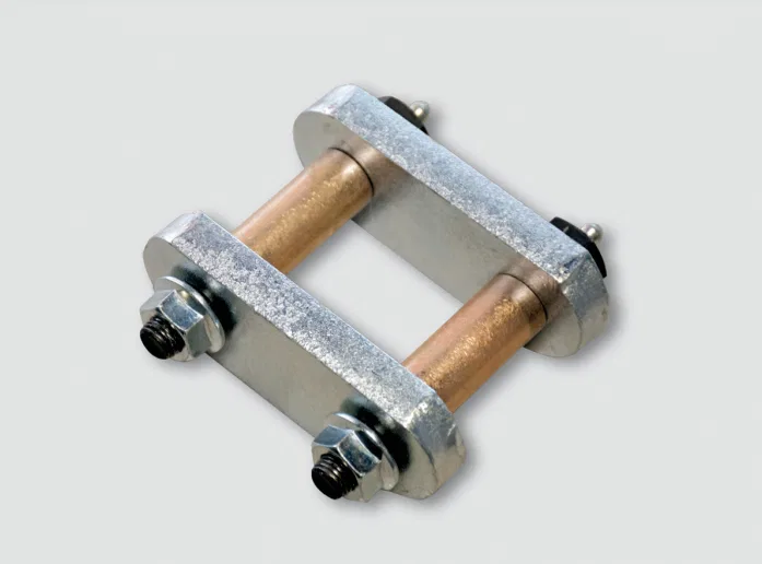 UO12-021 – MOR/RYDE Leaf Spring Shackle, Heavy Duty Greaseable Tandem Axle Bronze Bushing For Stock With 3-1/8 Inch S...